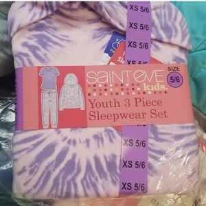 Saint Eve Youth 3-piece PJ Set Short Sleeve & …